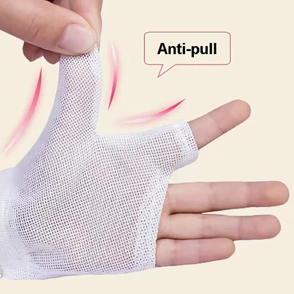 Cloverhome glove for thumb-sucking supports play, study, meals and sleep