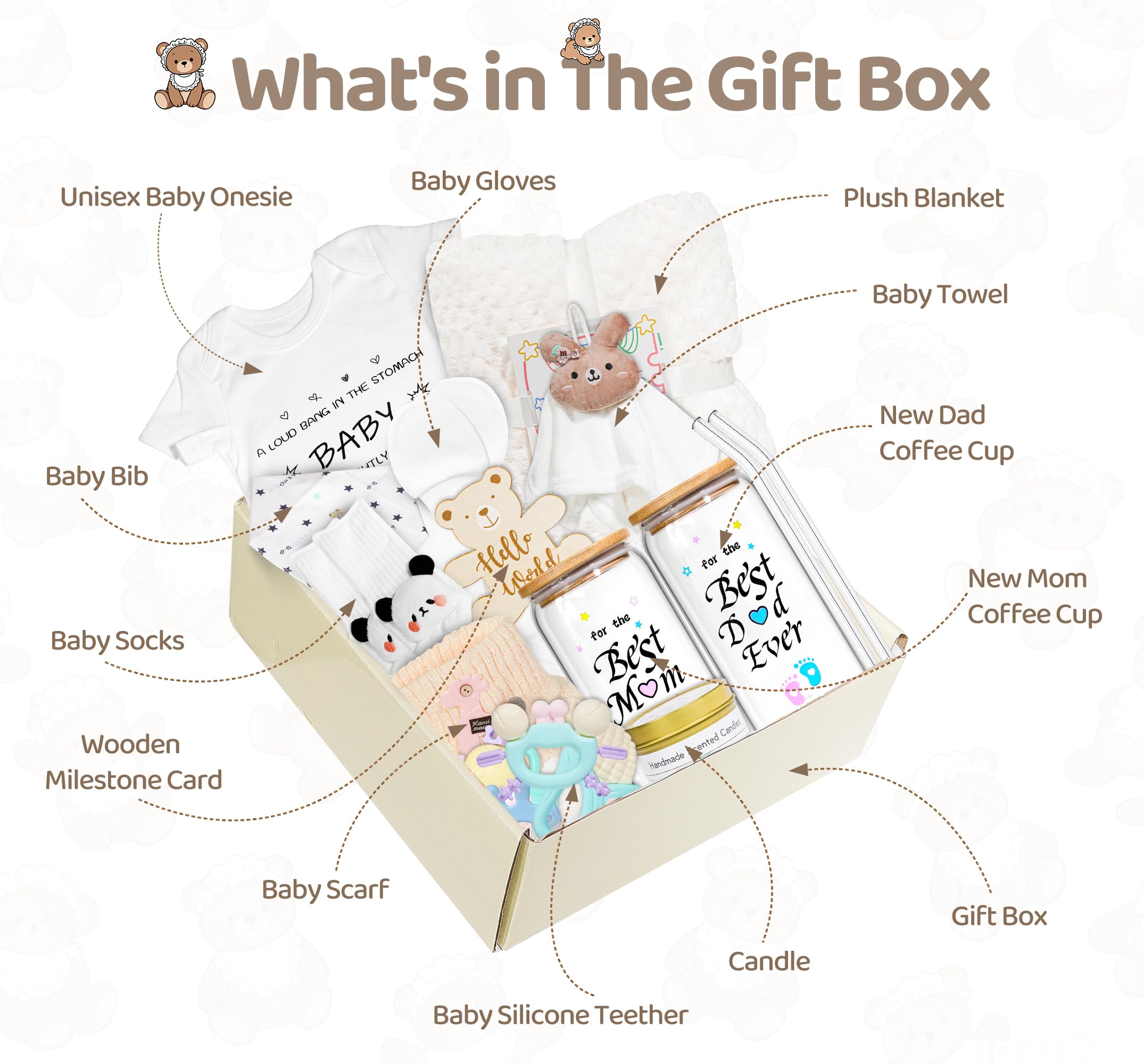 CLTTCLLCT new mom gift set baby clothes infant apparel