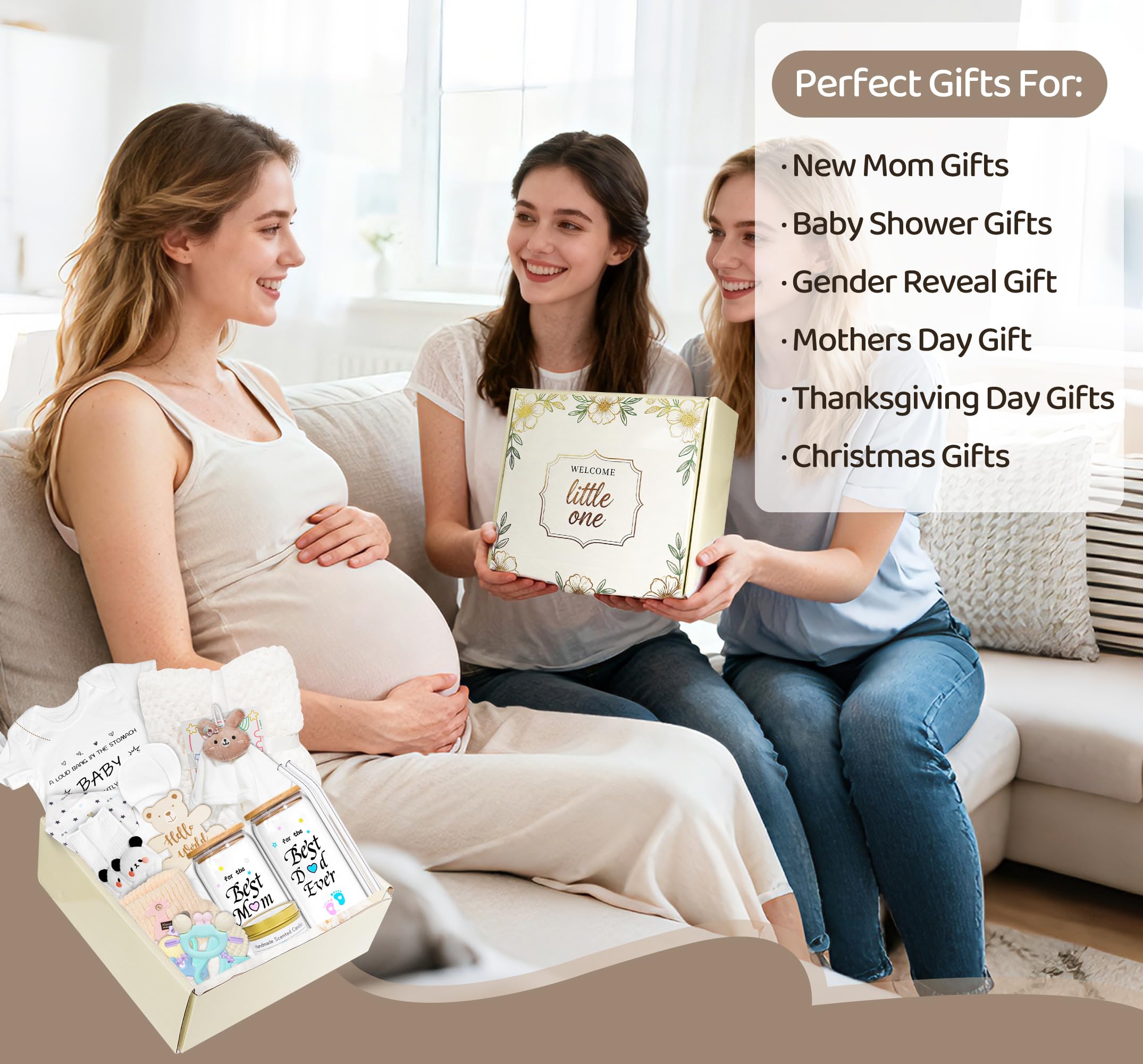 CLTTCLLCT new mom gift set washcloths gentle cleansing