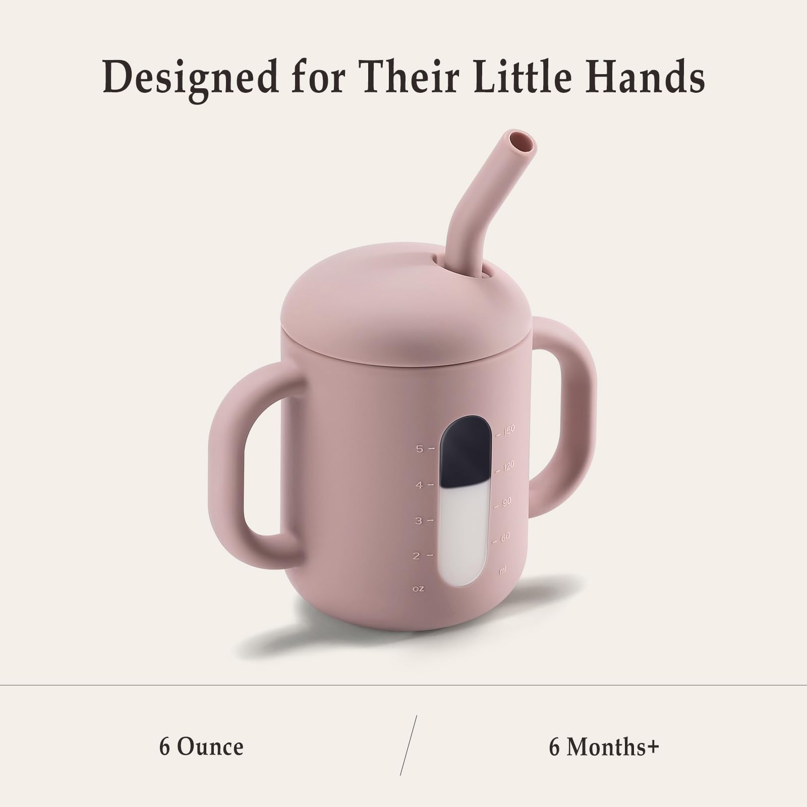 CLYMENE 6 oz capacity fits small portions for early sipping sessions.