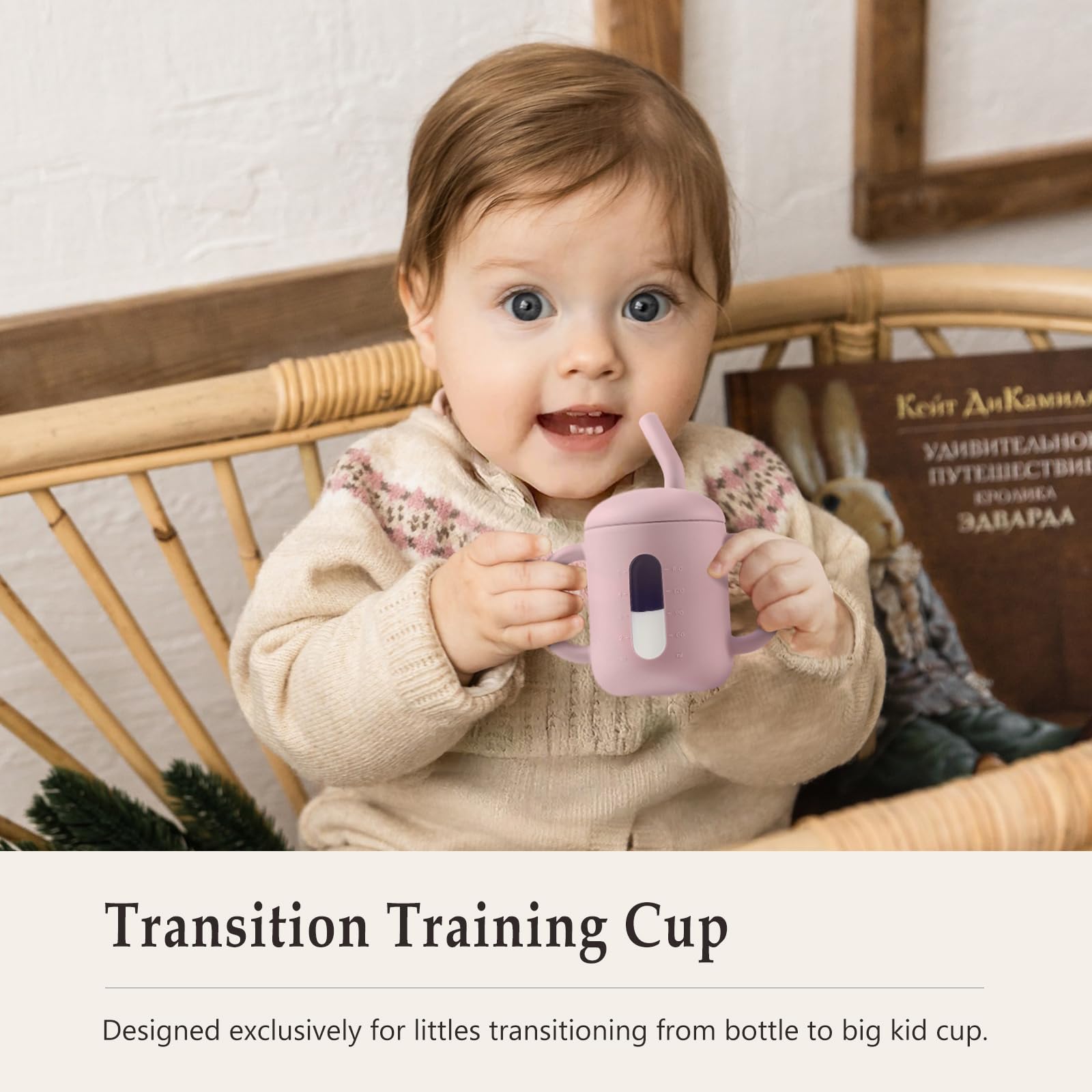 CLYMENE BPA-free silicone material offers a soft, kid-friendly sipping surface.