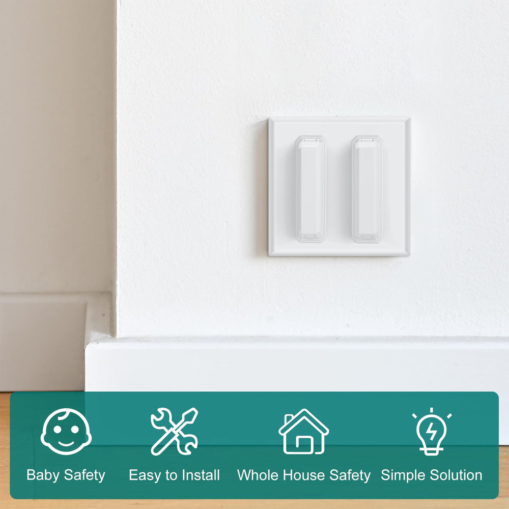 Guard fits standard toggle switches for versatile home and office use with CLYMENE.