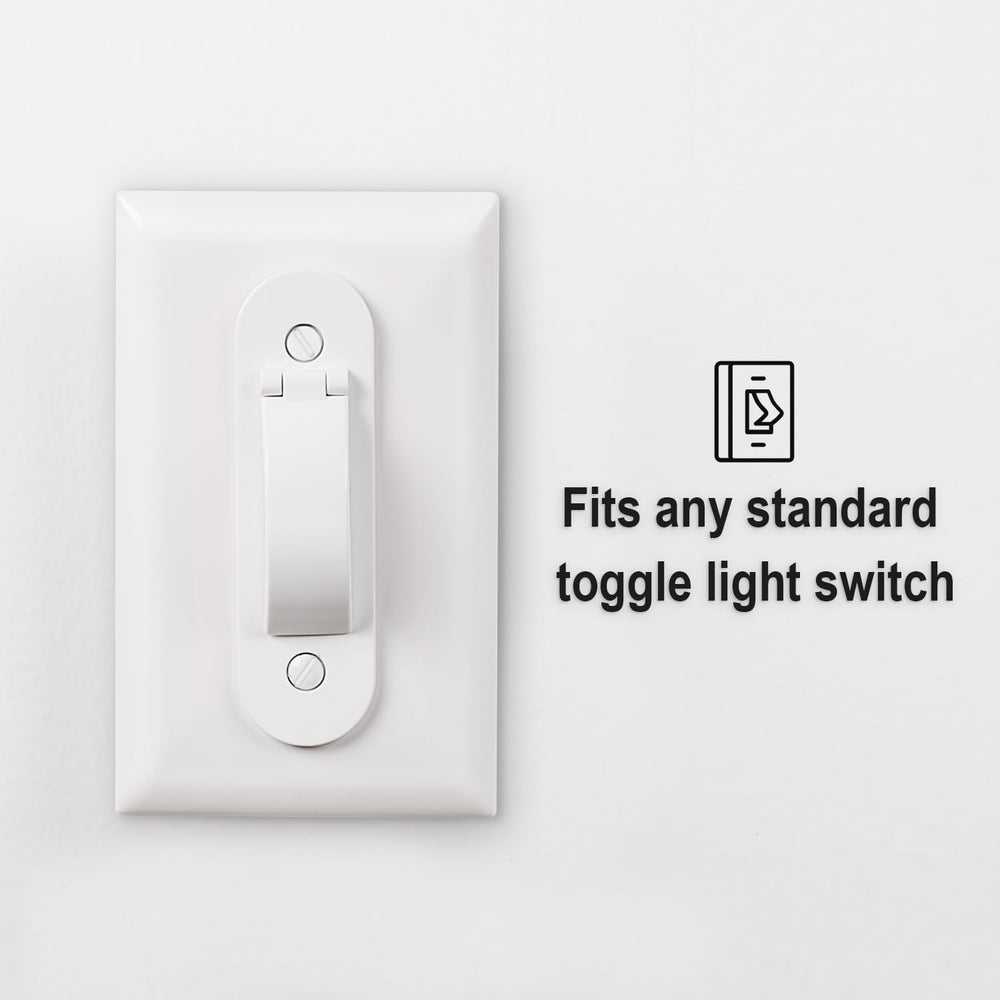 CLYMENE easy-install switch cover uses extended screws for a secure, hassle-free setup.