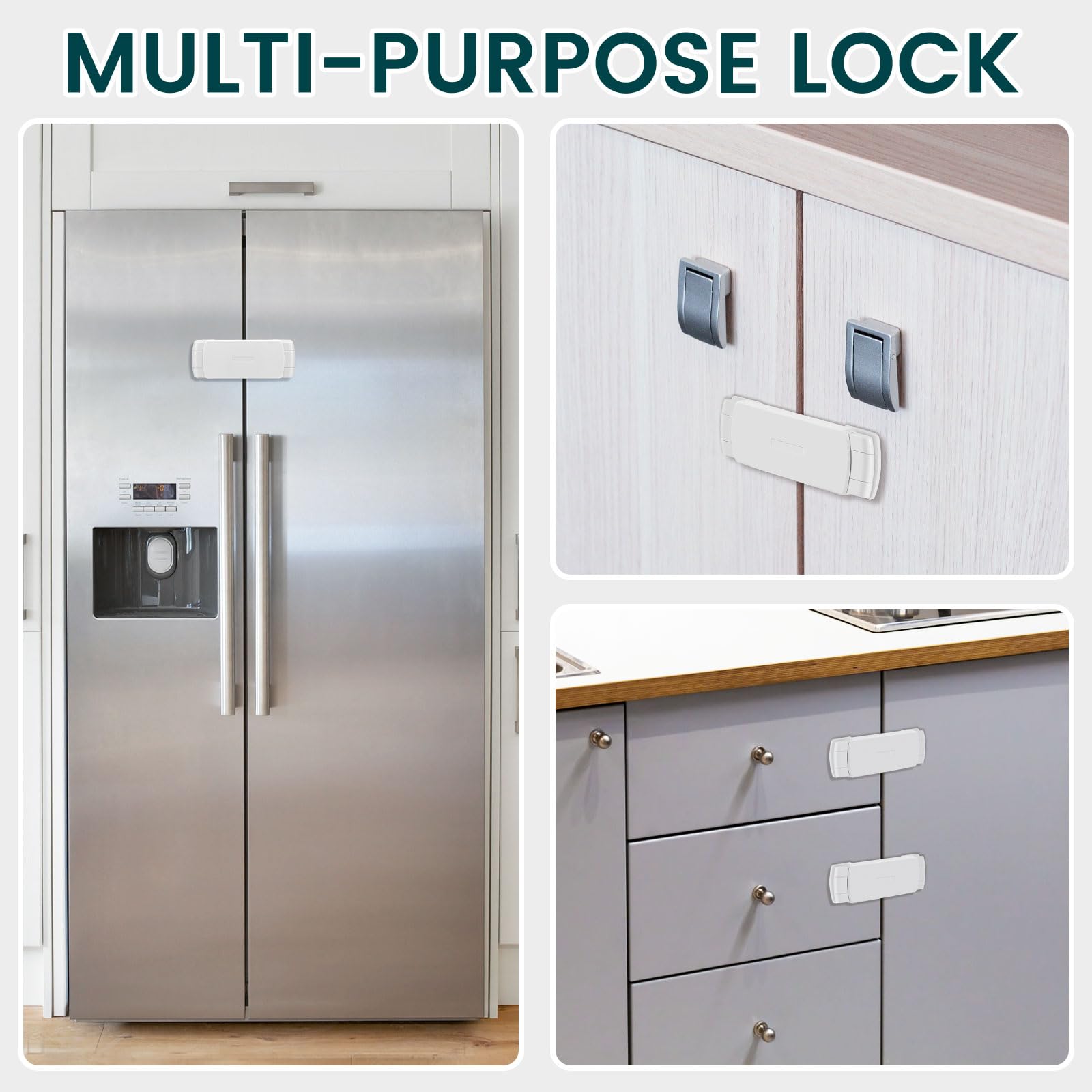 CLYMENE fridge lock removal demonstrates clean, residue-free take-off