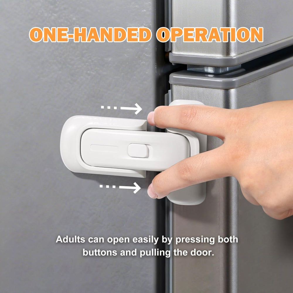 CLYMENE fridge lock includes temporary unlock mode for cooking or cleaning sessions.