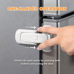 CLYMENE fridge lock includes temporary unlock mode for cooking or cleaning sessions.