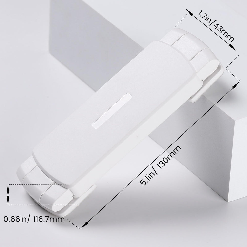 CLYMENE fridge lock in white kitchen conveys sleek design