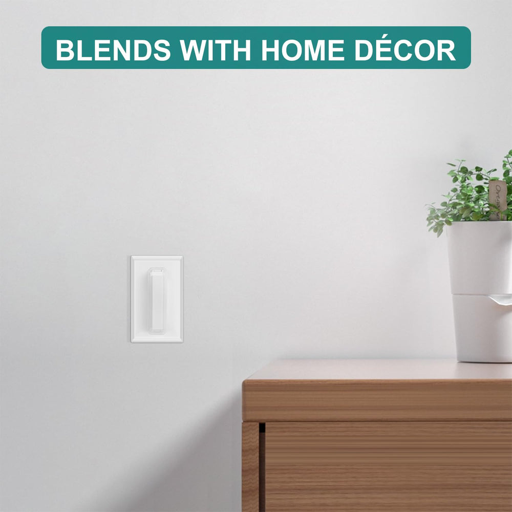 Includes lengthened screws to accommodate thicker wall plates for secure mounting.