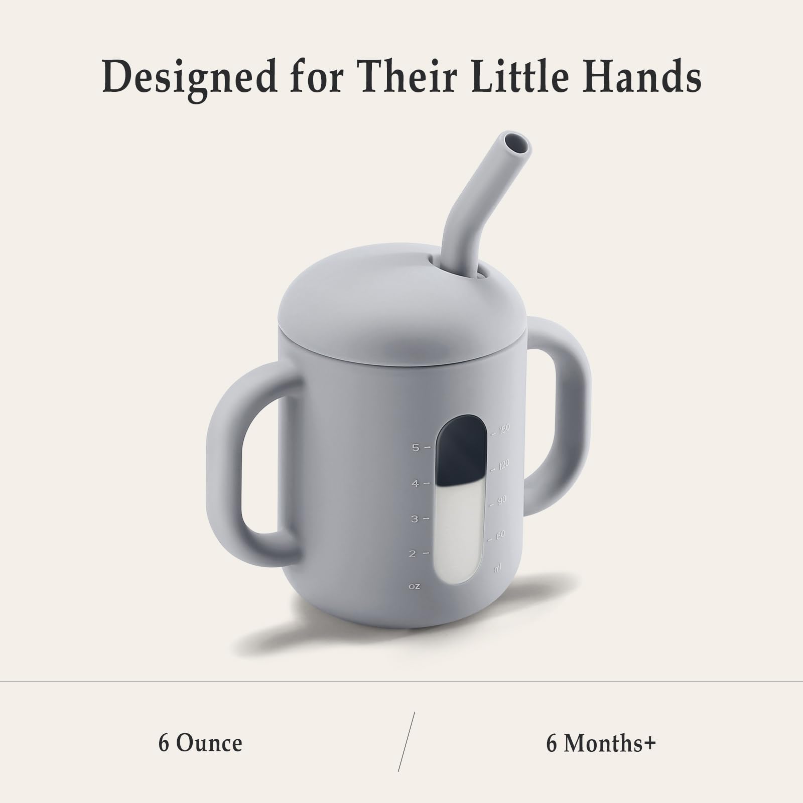 CLYMENE cup features 6 oz markings to aid accurate mixing.
