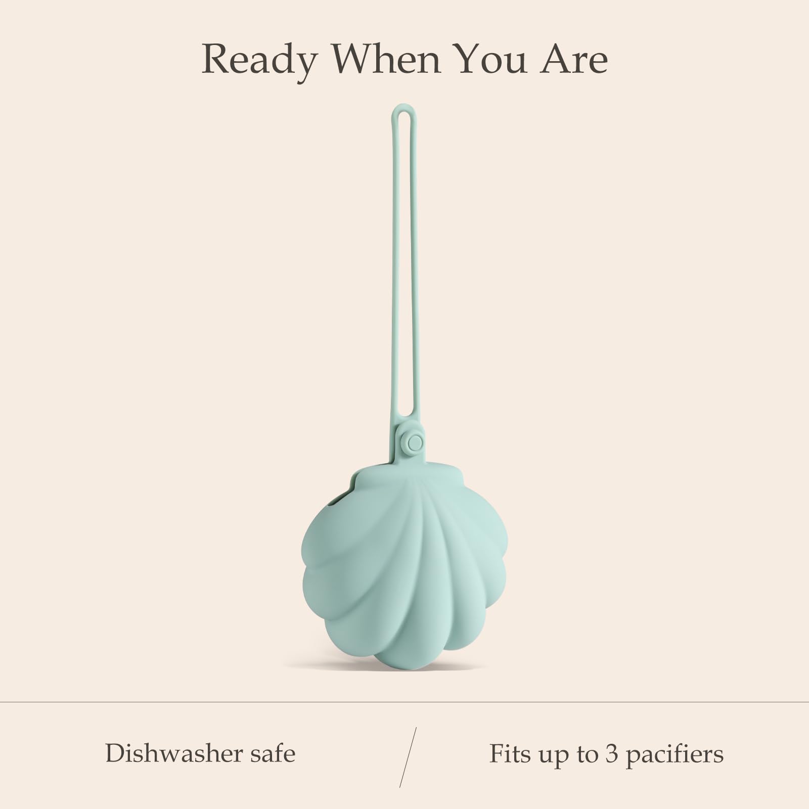 CLYMENE seashell design adds boutique flair to baby gear.