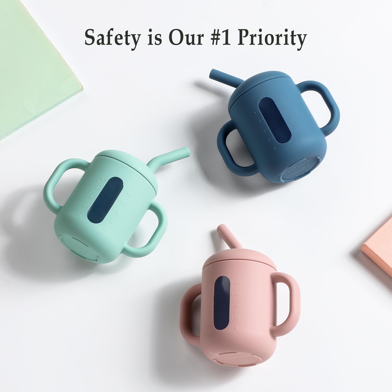 CLYMENE teething-friendly cup supports early sipping and comfort.