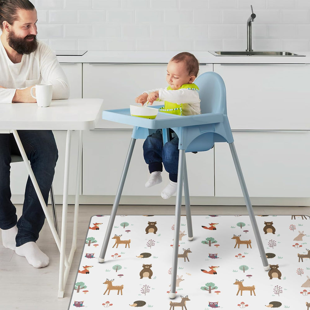 CLYMENE Splat Mat fabric is washable and quick to clean.