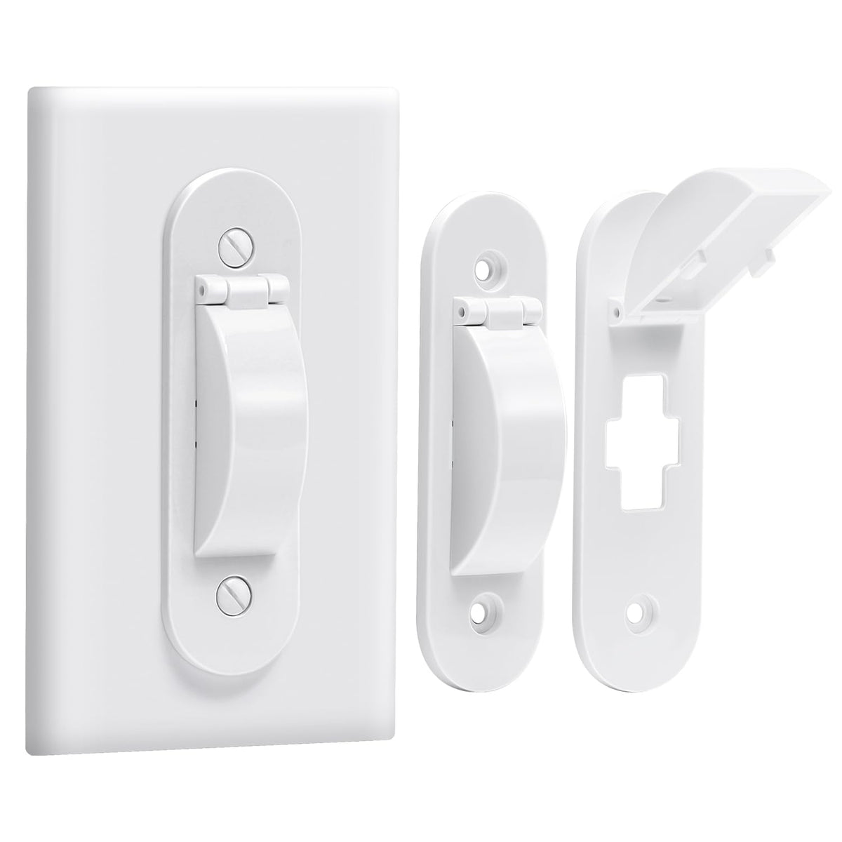 CLYMENE wall switch guard with toggle style prevents accidental toggling while keeping access easy for adults.