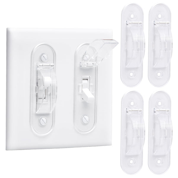 CLYMENE wall switch guard toggle-style protects against accidental power shifts
