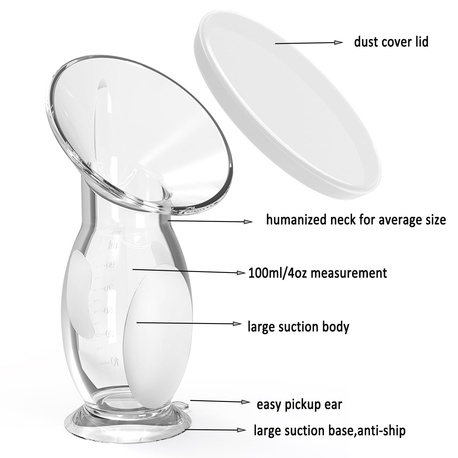 CMBEAR adjustable suction on the breast pump for customizable comfort