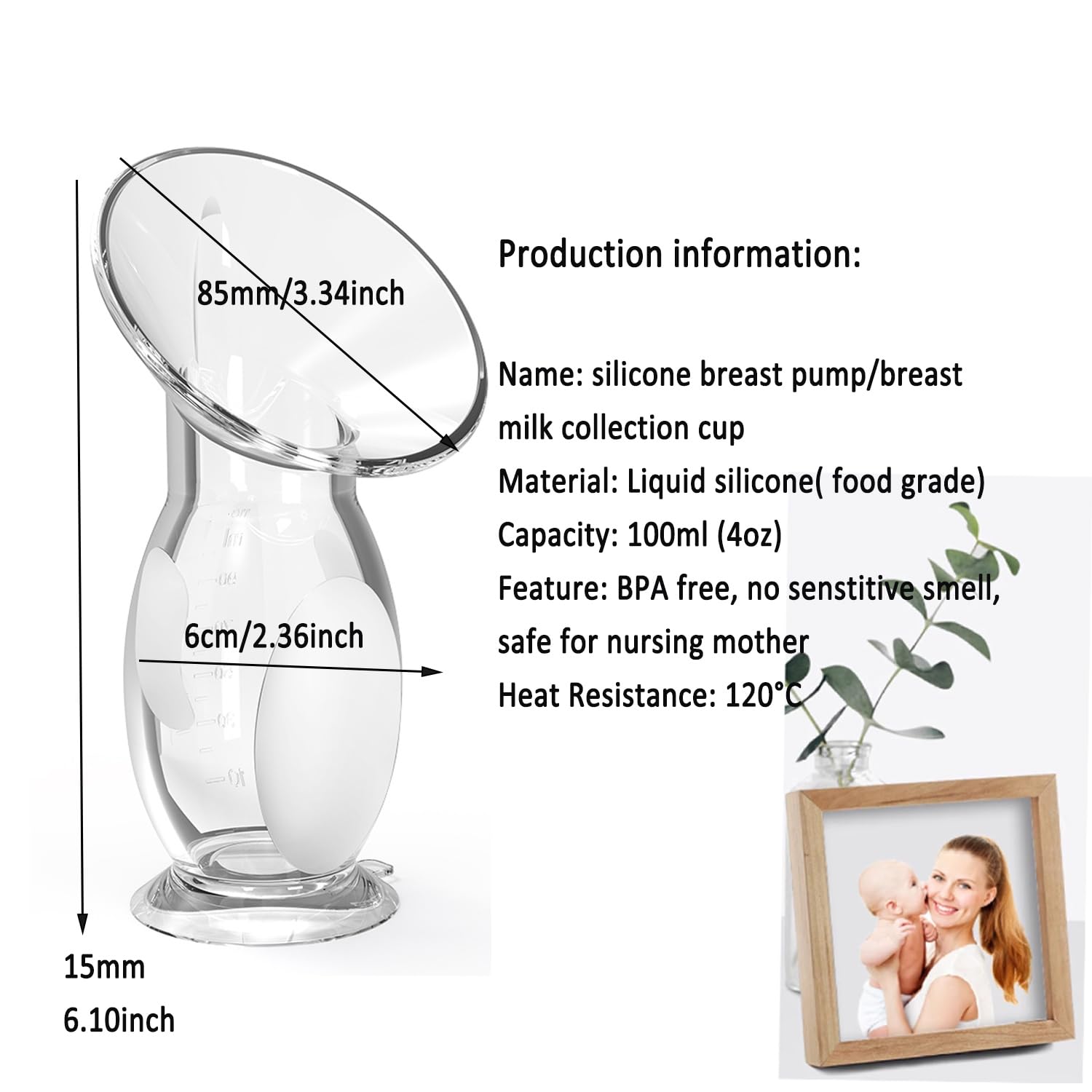 CMBEAR pump operates silently without batteries for day or night use