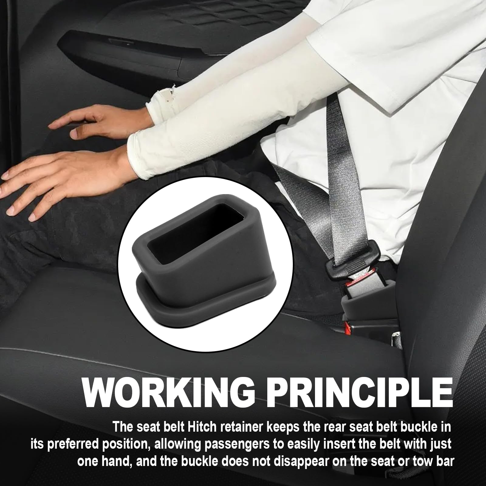 CmeRto buckle holder night-view demonstrates easy finding in the dark.