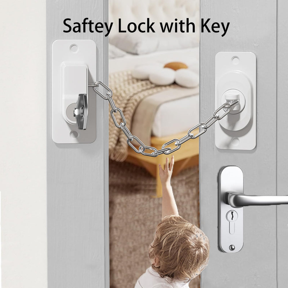 Adjustable extendable chain demonstrates CMINGJ safety lock length customization