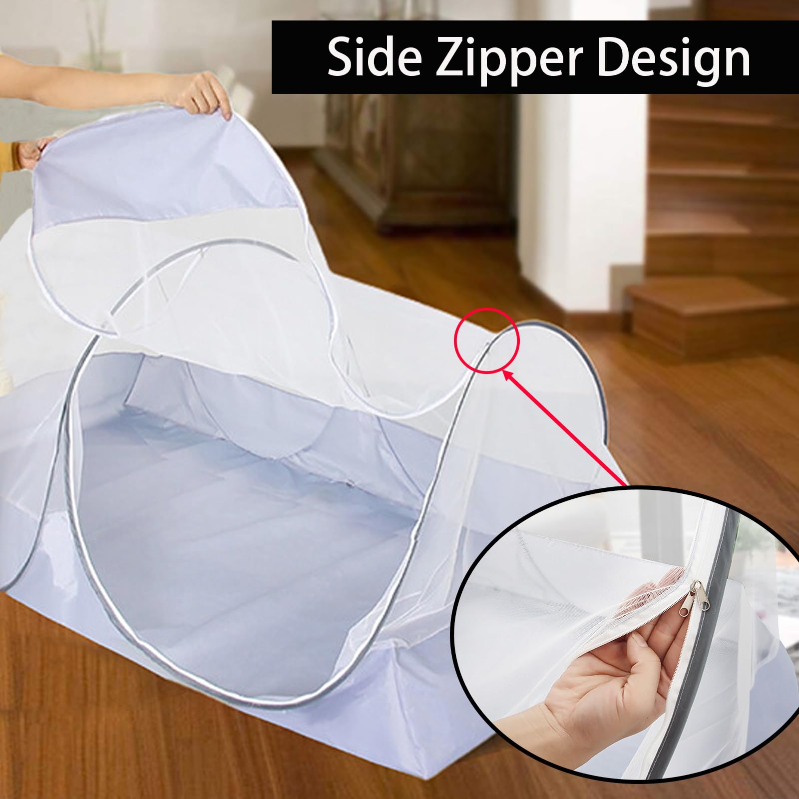 CMINGJ compact travel size net fits backpacks