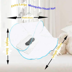 CMINGJ foldable mosquito net travel compact fits backpacks and camping gear.