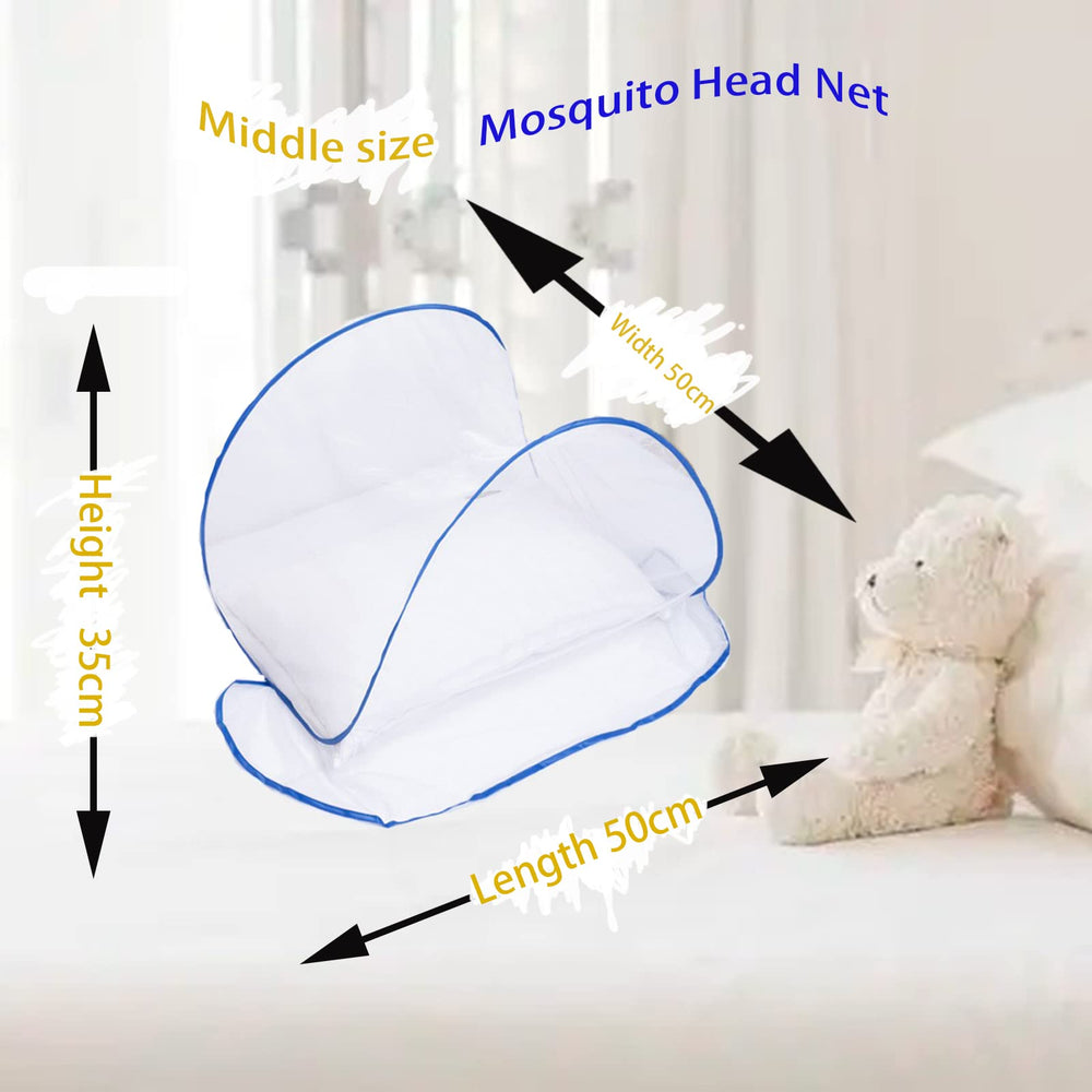 CMINGJ foldable travel mosquito net folds to a 20 cm circle for storage
