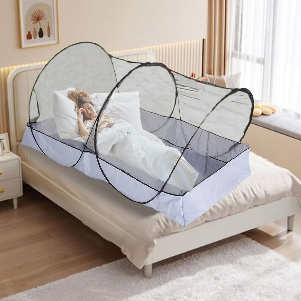 CMINGJ mosquito net bottom zipper offering seamless entry and protection