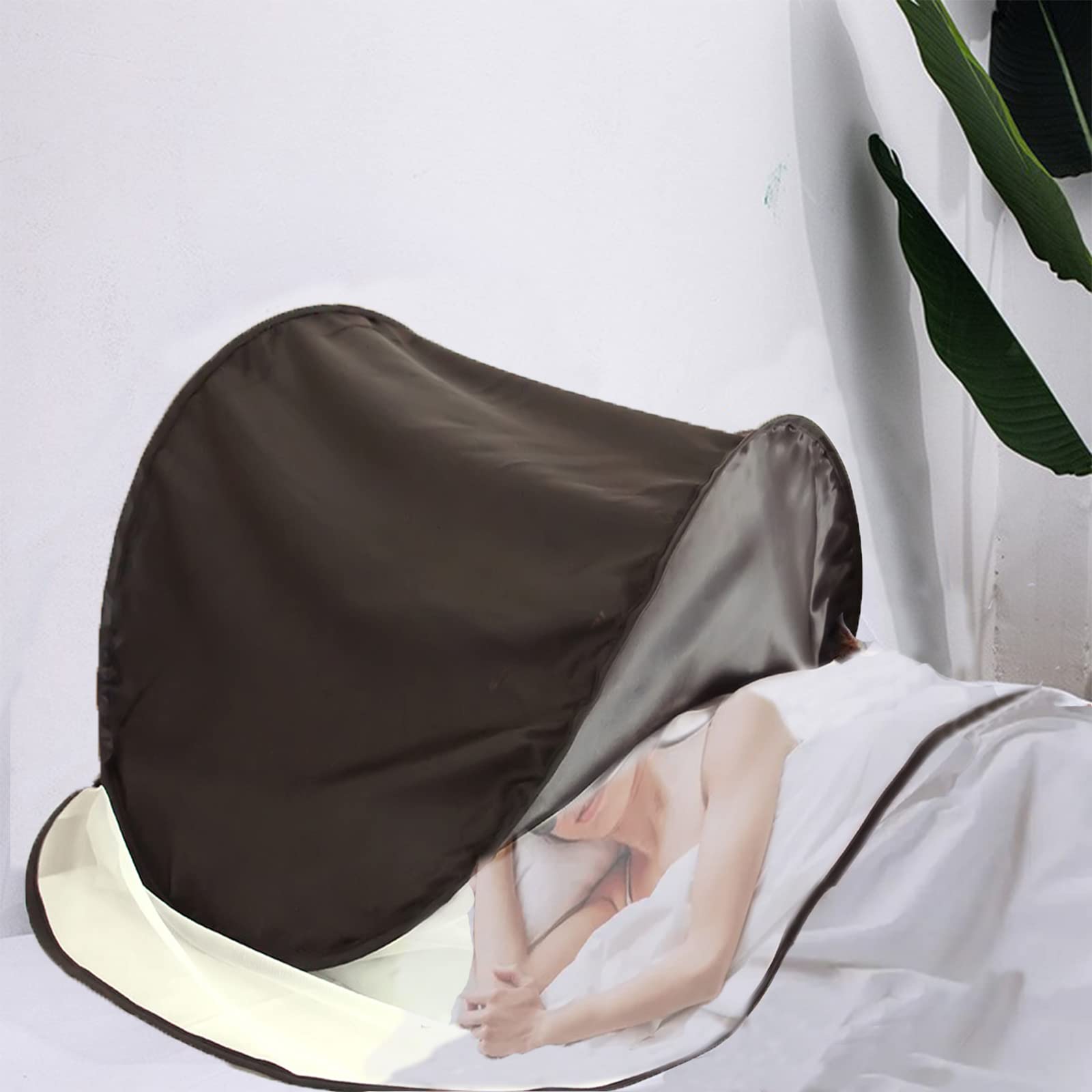 CMINGJ net folded compactly in a bag for travel.