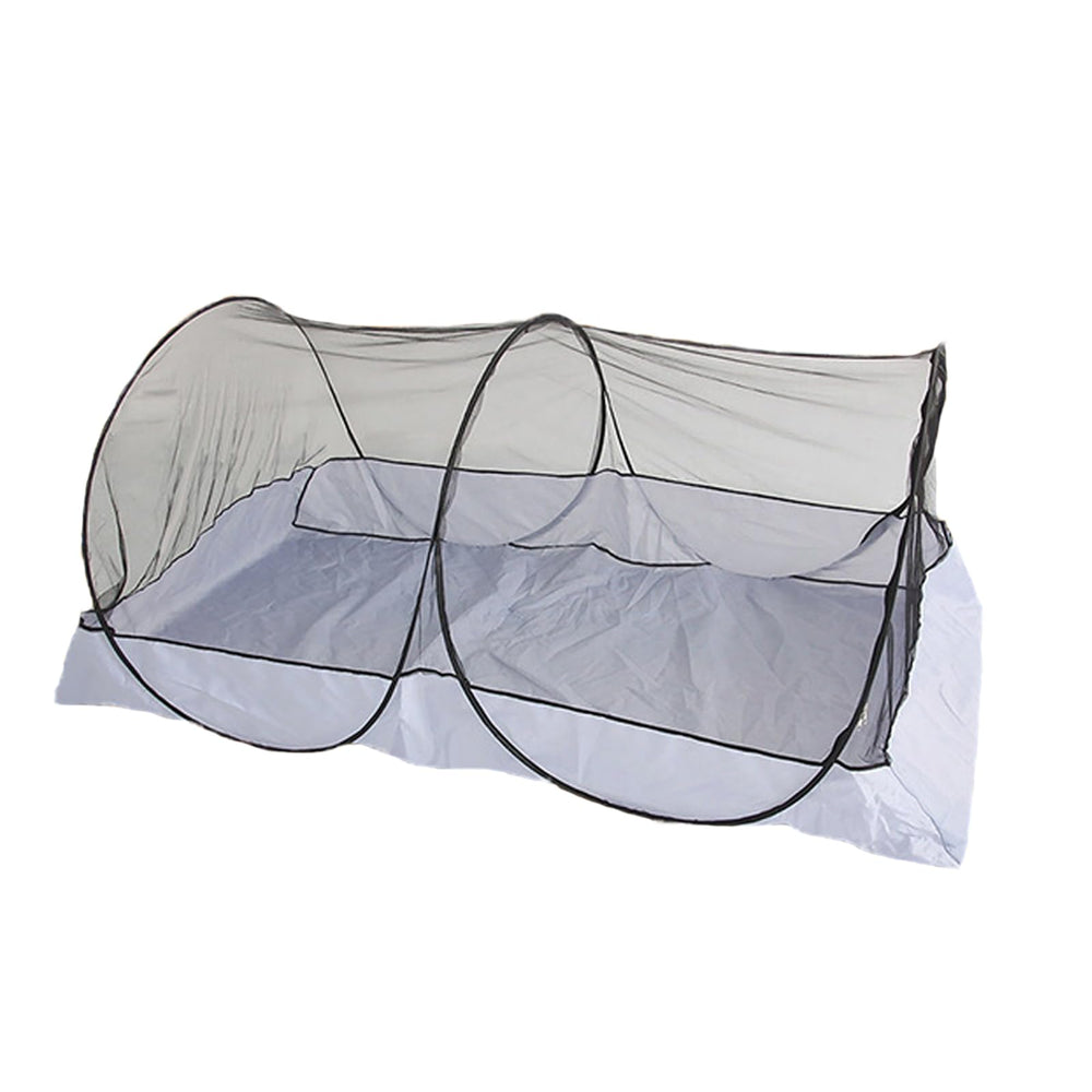 CMINGJ portable mosquito net with foldable pop-up design for quick setup in bed