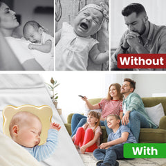 Breathable memory foam promotes ventilation for infant comfort