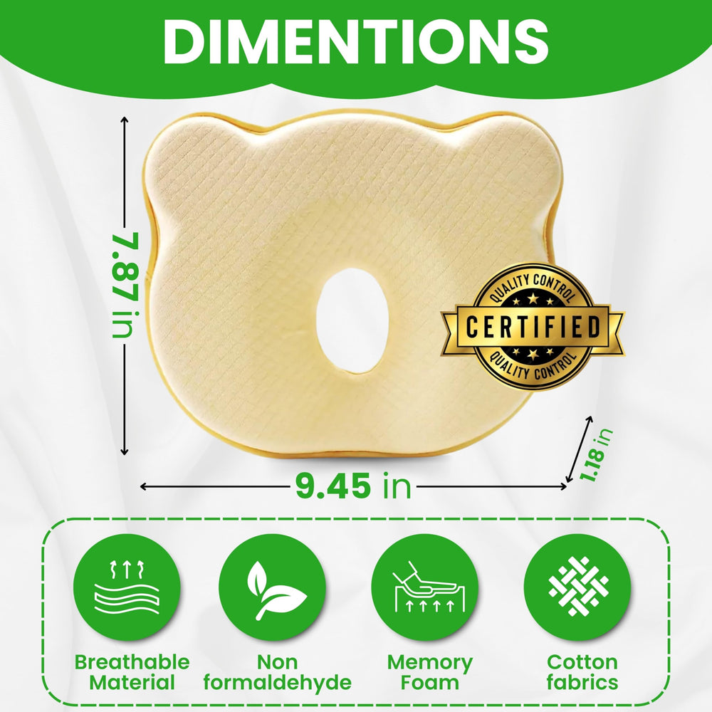 Lightweight and portable pillow for travel and daily use