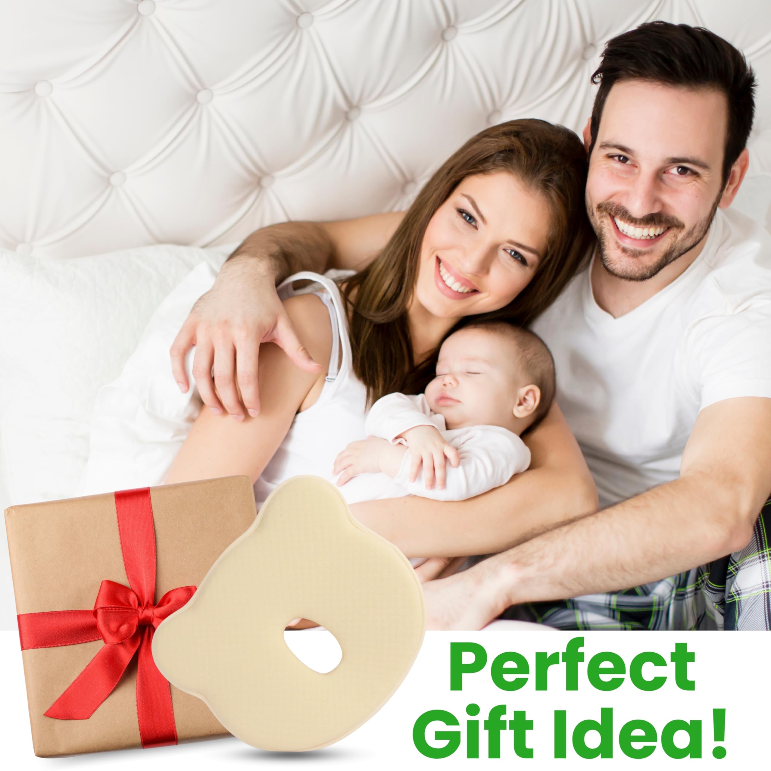 Travel-friendly CMJ PRO baby pillow for on-the-go comfort