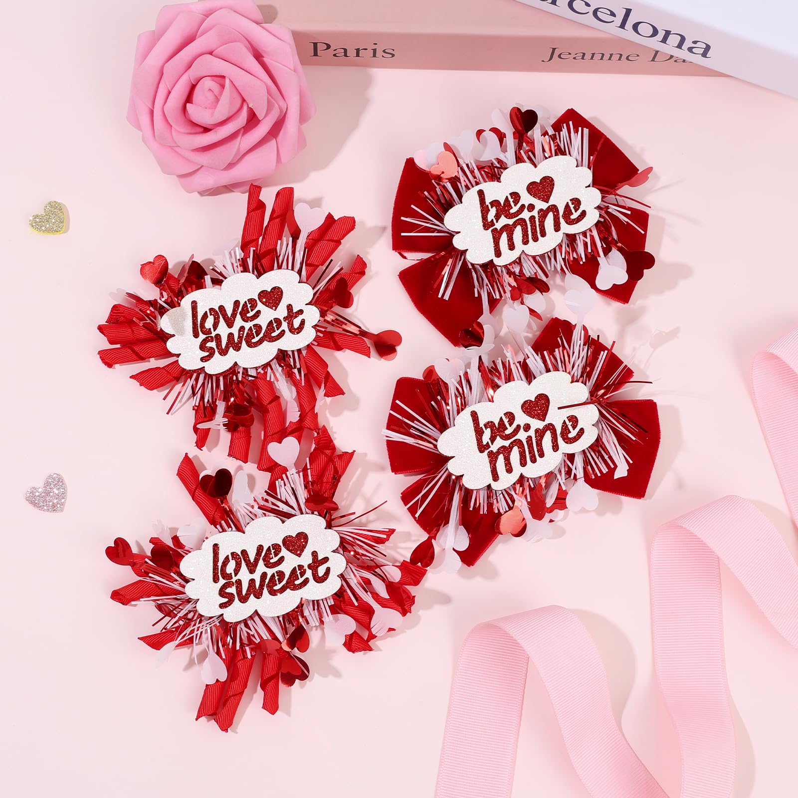 CN Valentines bows ideal for photos, parties, and gift-ready presents