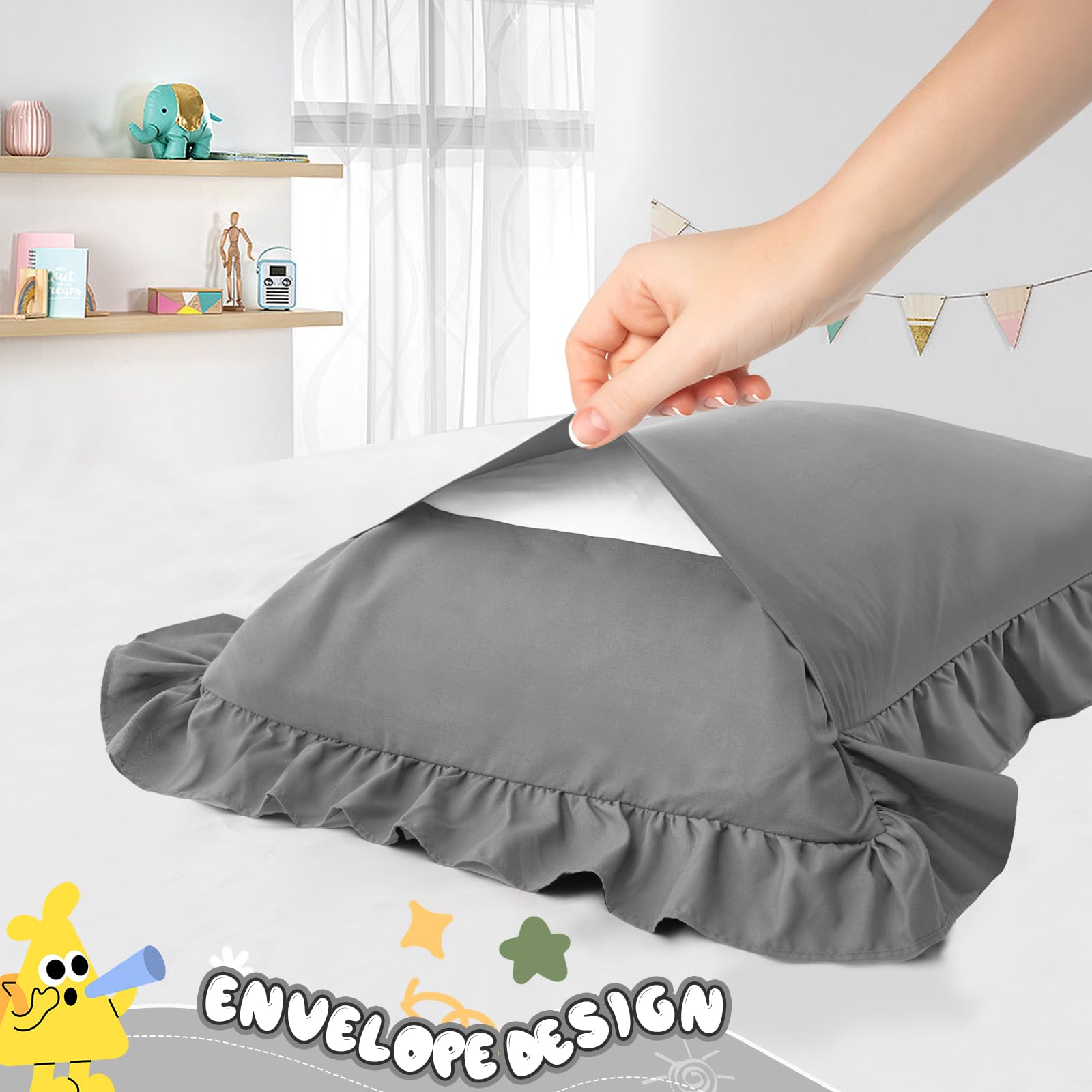 Cobedzy lightweight travel pillowcase for on-the-go toddler comfort.