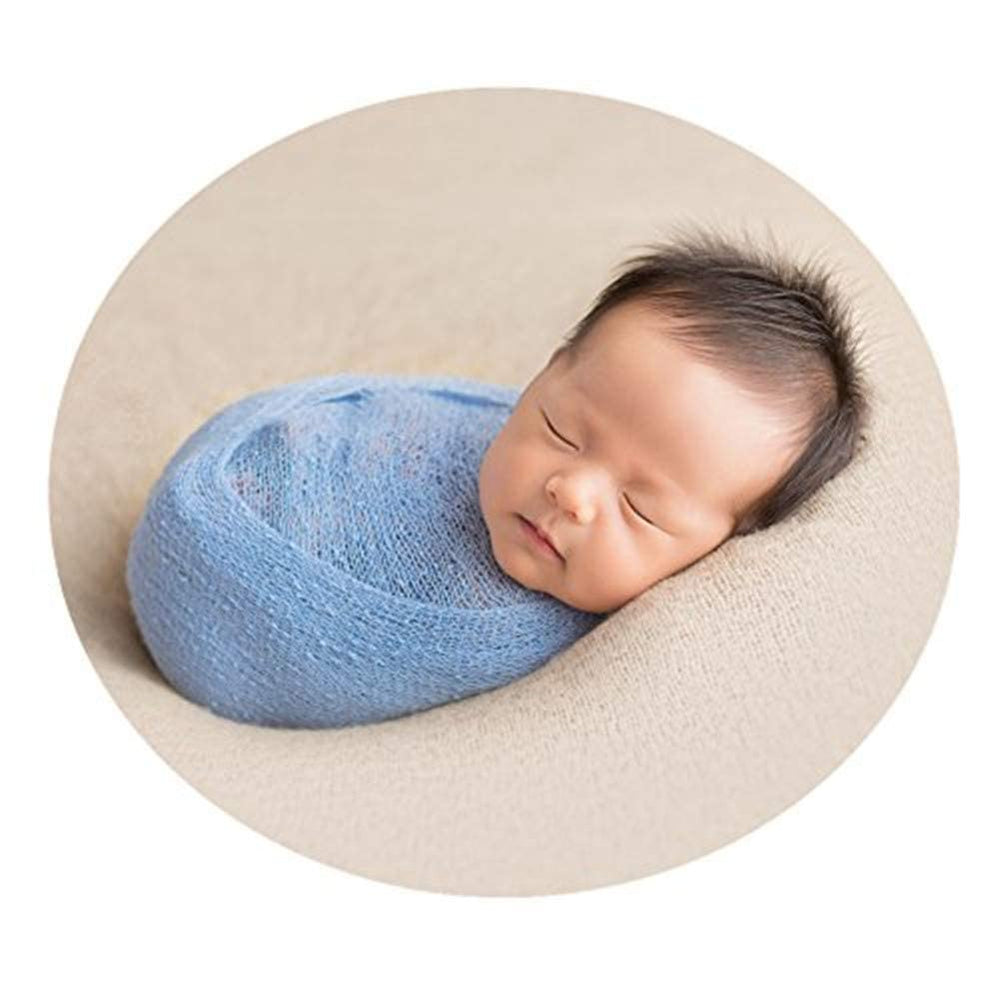 Coberllus newborn-wrap-blue cozy prop for timeless newborn photography sessions.
