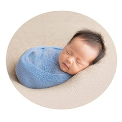 Coberllus newborn-wrap-blue cozy prop for timeless newborn photography sessions.