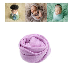 Coberllus purple wrap photo prop for newborn sessions adds gentle warmth.