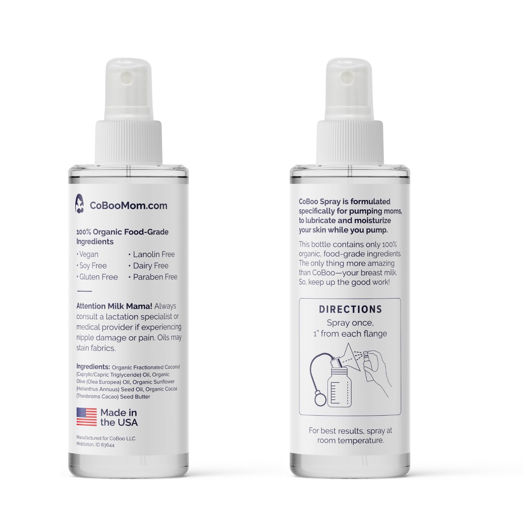 CoBoo brand labeling on packaging reinforces trusted, mom-created support