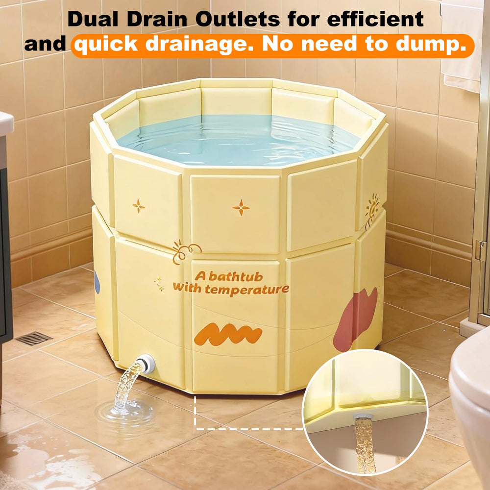 Collapsible, flat storage design fits in closets or under sinks
