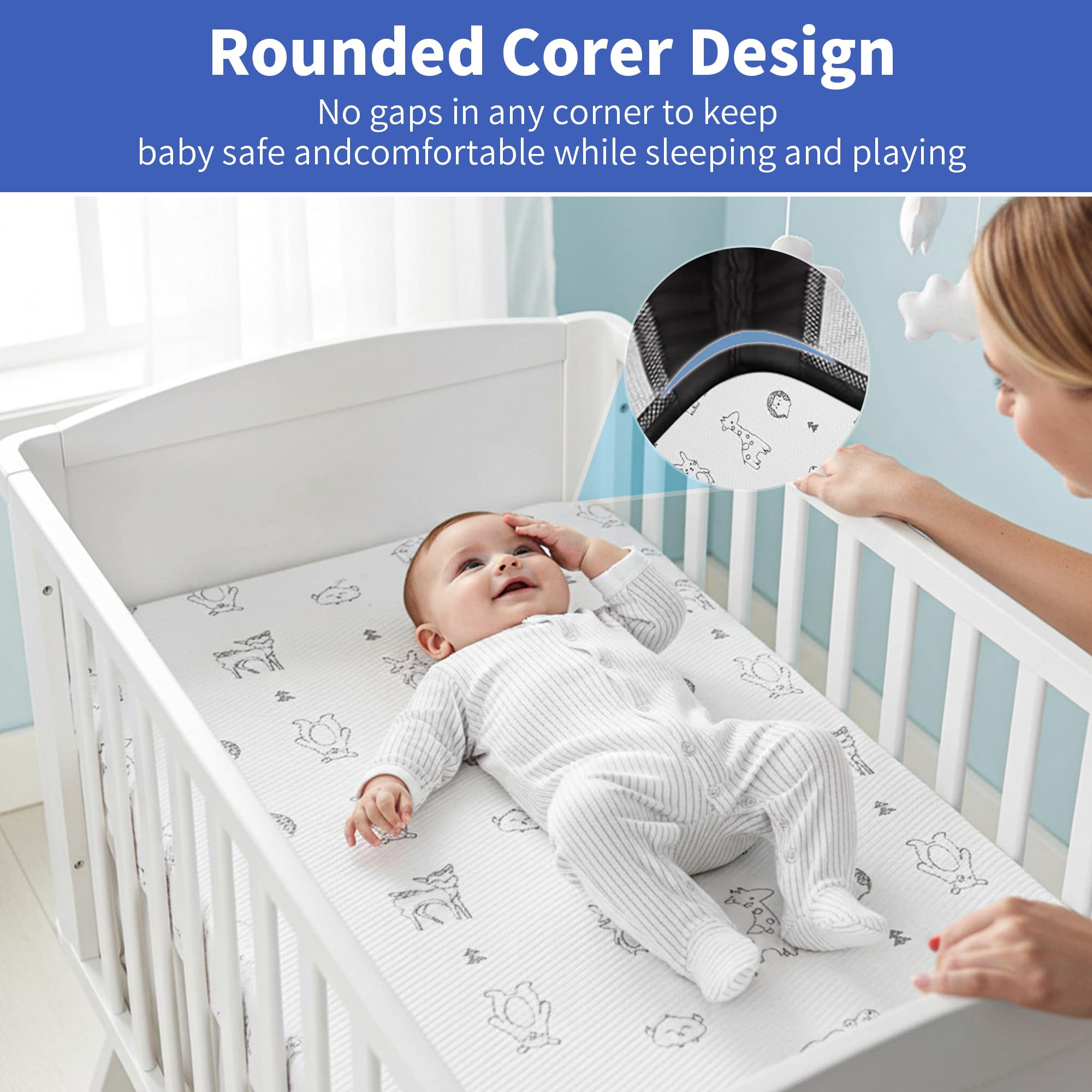 Cocellona machine-washable cover with zipper for easy cleaning.