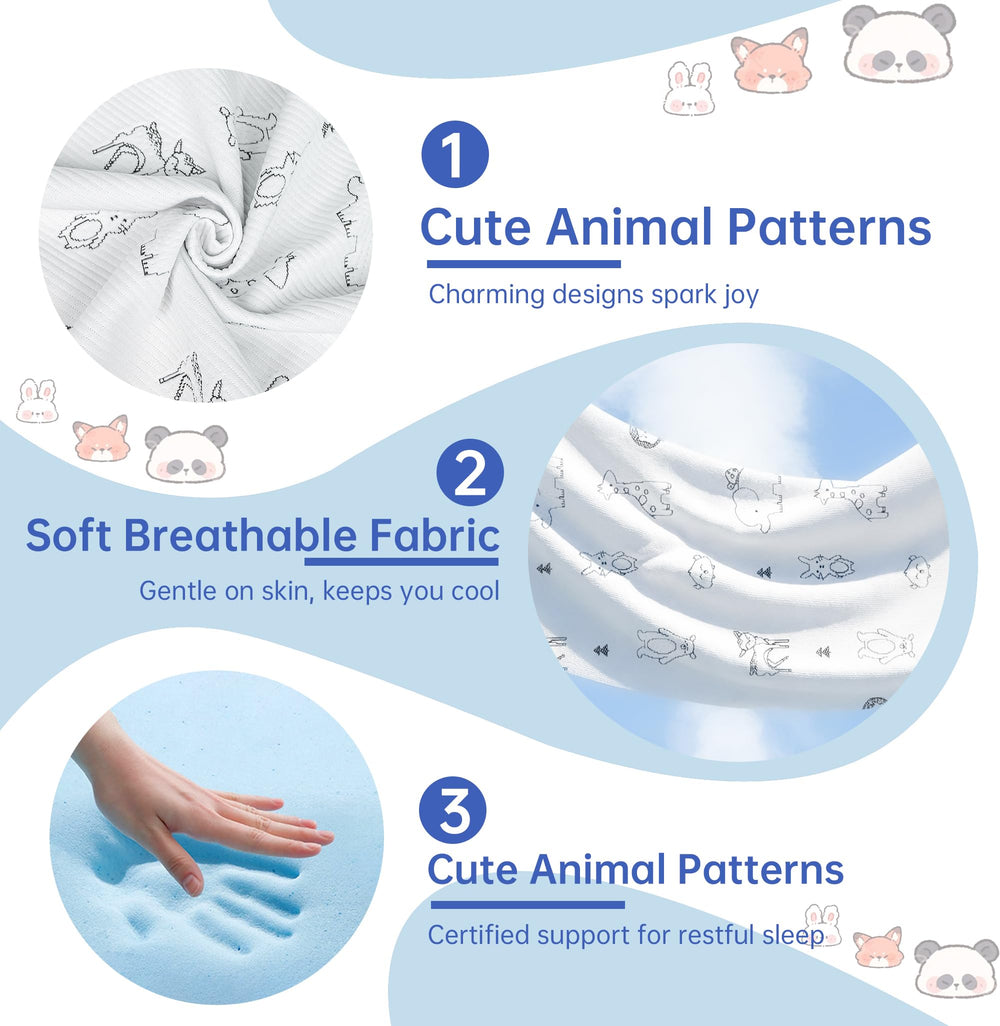 Cocellona memory foam core with CertiPUR-US certification.