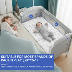 Cocellona dual-sided mattress supports babies and toddlers.