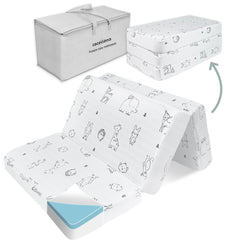 Cocellona pack and play mattress with breathable cover for baby comfort