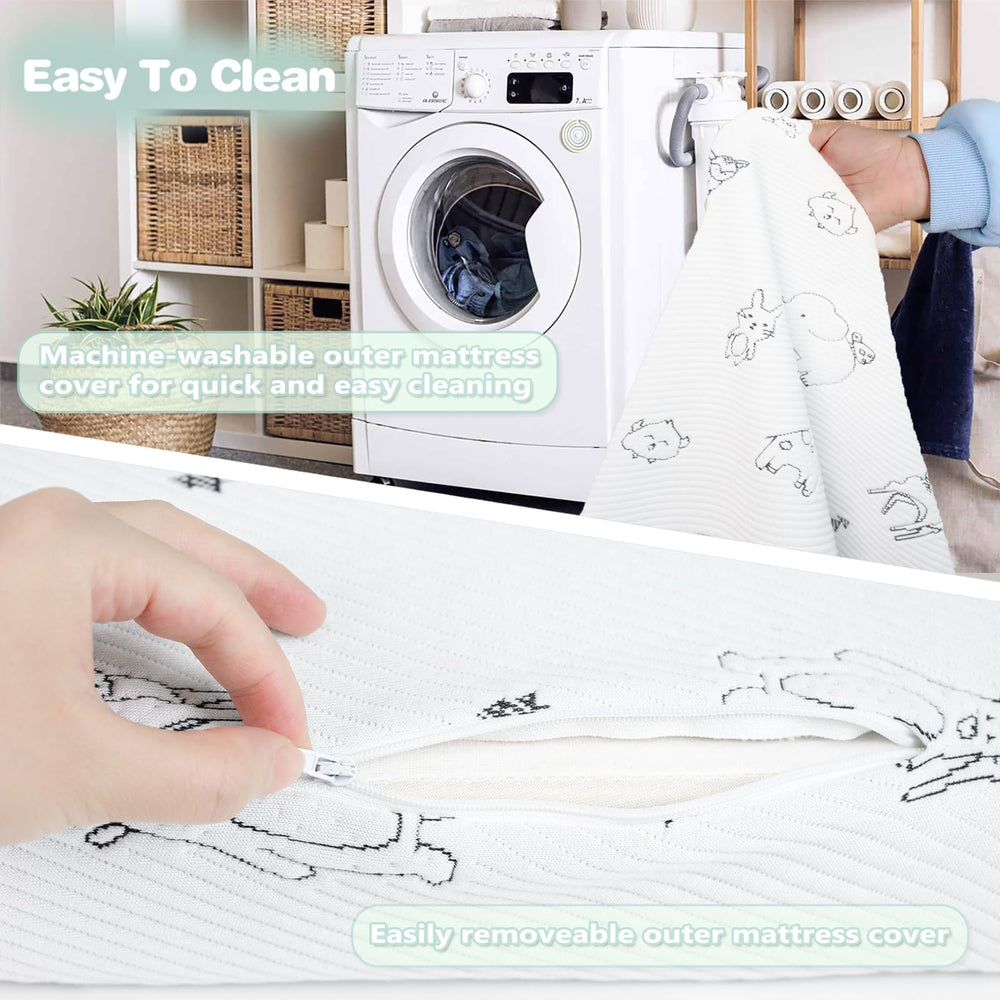 Cocellona removable cover machine-washable for easy cleaning.