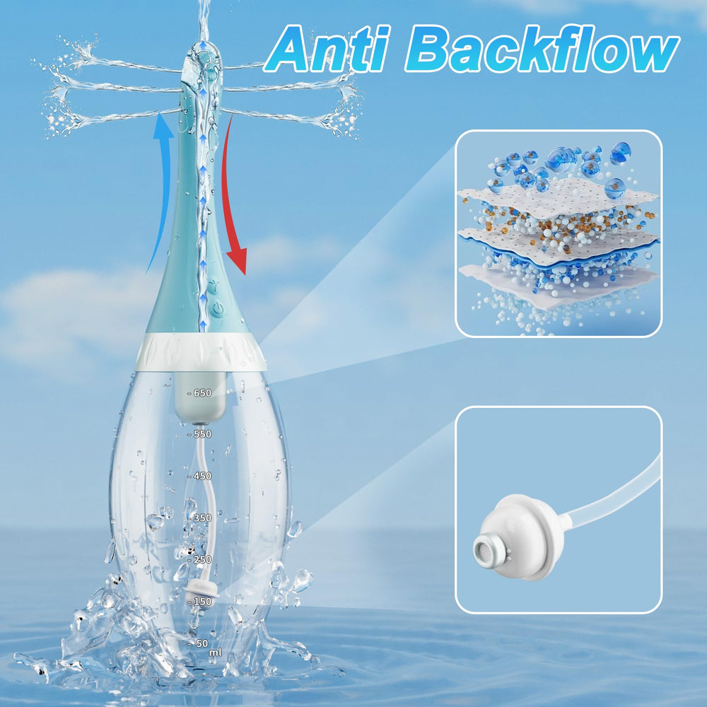 Cocenissy large 21.98 oz capacity allows complete cleansing in one session