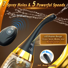 Cocenissy soft bendable nozzles adapting to body curves for comfort