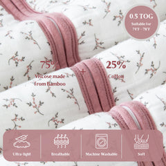 Coco Cuddle sleep sack roomy bottom enabling natural kicking and movement.