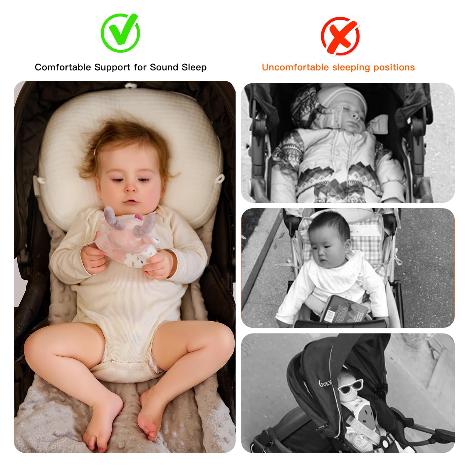 Cococu breathable 100% cotton fabric keeps delicate skin comfortable.