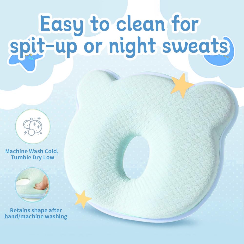 Cococu breathable 100% cotton cover stays cool and irritation-free