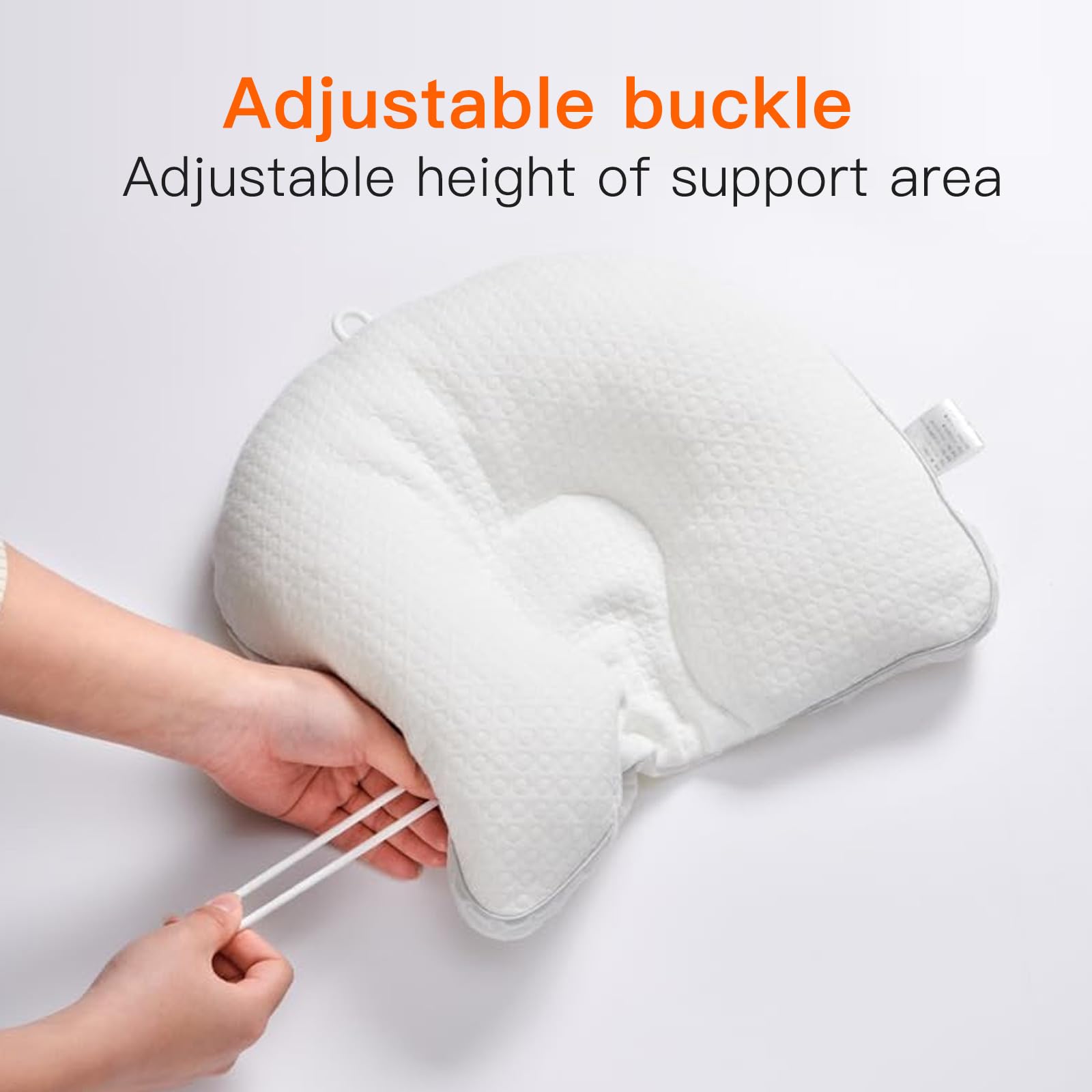 Cococu car ride head support pillow helping proper head alignment.