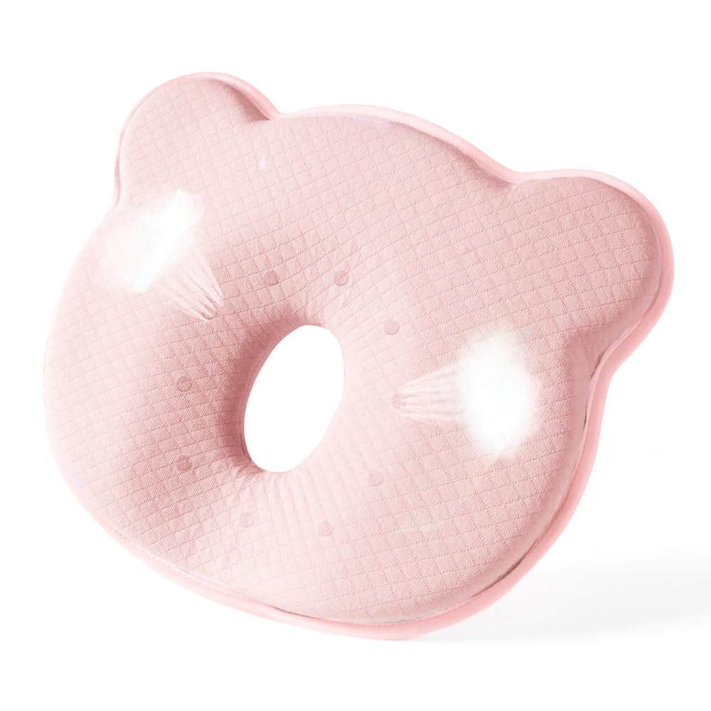 Cococu memory foam baby pillow close-up foam highlighting supportive core for newborn comfort.